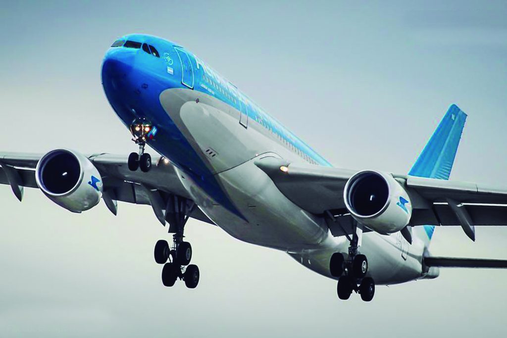 Avión de Aerolíneas Argentinas